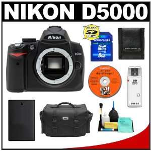  Nikon D5000 Digital SLR Camera Body with 8GB Card + EN EL9 