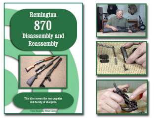 Remington 870 Shotgun Disassembly Assembly On Target DVD   NEW   ALL 