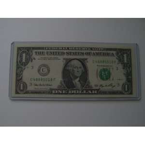   Lucky Money One Dollar Bill Note Fortune # 8 Eight 