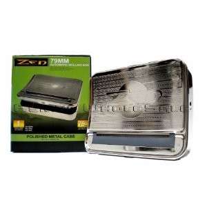 Zen automatic cigarette metal rolling box 79 mm size does all the work 