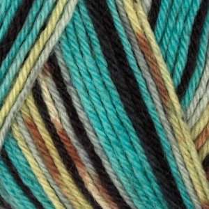 Patons Kroy Socks Yarn (55201) Turquoise Jacquard By The 
