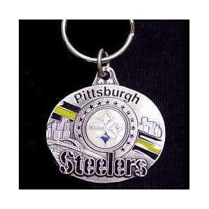  NFL Design Key Ring   Pittsburgh Steelers Sports 