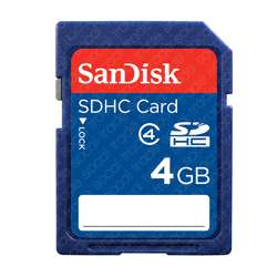   SanDisk 4GB Class 4 SD SDHC Flash Memory Card 4G 619659026578  