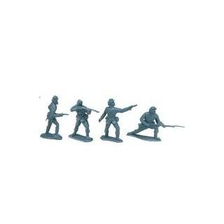 American Civil War   Union Soldiers: 8 piece set of 54mm Plastic Army 