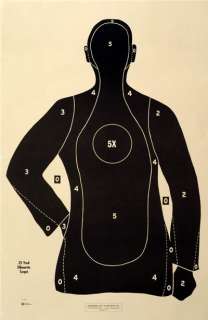 PICK ANY 25 SILHOUETTE PISTOL RIFLE SHOOTING TARGETS  