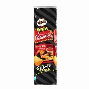 Pringles Super Stack Restaurant Cravers Mozzerela Sticks & Marinara 