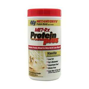  MET Rx Protein Plus Protein Powder   Vanilla   2 lb 