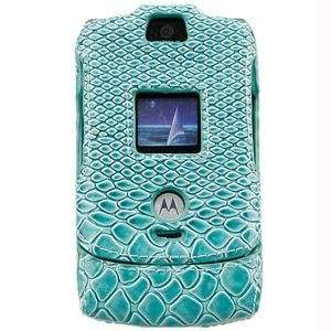    Motorola Razr Cover  Reptile Turquoise: Cell Phones & Accessories