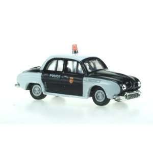  Renault Dauphine Police Car   1/87th HO Scale Norev Model 