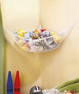 Kids Bed Play Room Corner Stuffed Animal Hanging Toy Net Organizer 