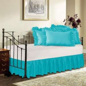  Day Bed Ruffled Bed Skirt, 14 Drop: Home & Kitchen