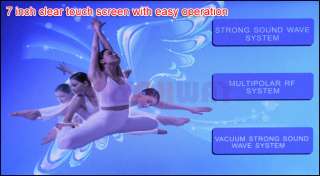   Vacuum Radio Frequency Tripolar Multipolar Photon Cellulite Treatment