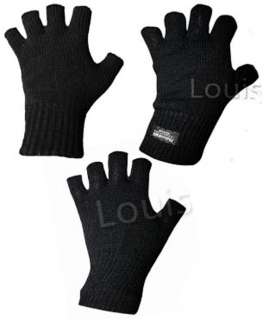   OUTDOOR WINTER FINGERLESS SKI GLOVE THERMAL / THINSULATE LINED / MAGIC