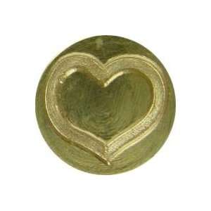  Heart (outline) brass Wax Seal Stamp
