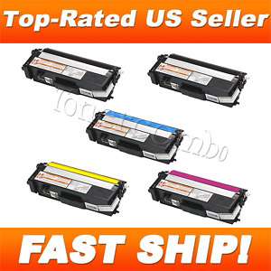 5PK Brother TN 315 Black and Color Toner Cartridge  