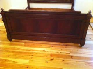 RALPH LAUREN Mahogany & Leather KING Bed   BRAND NEW  