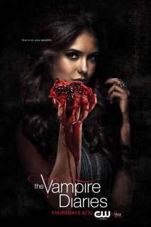 TV Poster   Vampire Diaries, CW, Elena, Stefan, Damon, Nina Dobrev, 12 