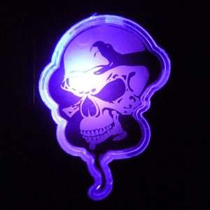  Skull Viper with Flashing LEDs Refillable Butane Torch Lighter 