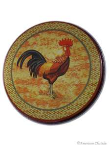 New 4 Rooster Burner Stove Covers~Kitchen Wall Decor  