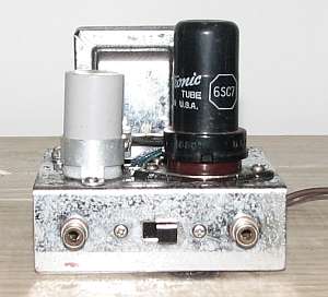Vintage Vacuum Tube Mono Phono Preamp 6SC7 Tube  