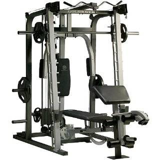 Golds Gym Platinum Smith Machine Rack & Bench