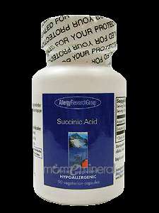 Succinic Acid 90 vcaps by Allergy Research Group 754748017515  