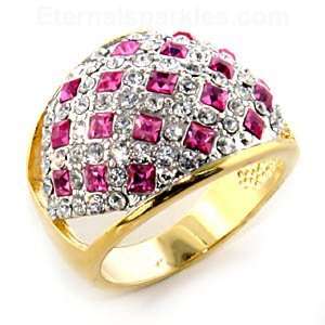  Jewelry   Pink Swarovski Crystal Ring SZ 6 Jewelry