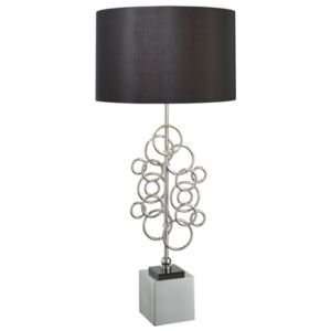   Table Lamp by George Kovacs  R273226 Finish Chrome Shade Black Linen