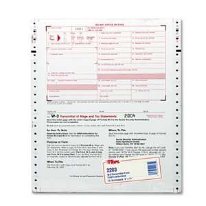  TOPS W 3 Tax Form TOP22033