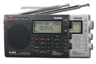 TECSUN PL660 AIR/SSB/PLL DUAL CONVER/MULTI BAND RADIO  