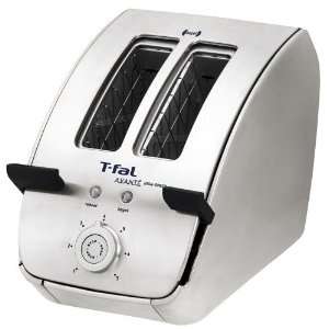  T Fal TT7095002 Avante Deluxe 2 Slice Toaster, Stainless 