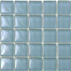   Bath & Shower Wall Blue Glass Tile (10 Sq. Ft./Case)