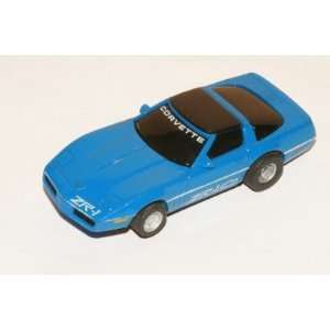  Tyco   Corvette neon (blue) (Slot Cars) Toys & Games