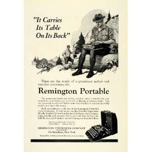  1922 Ad Remington Portable Typewriter Standard Keyboard 