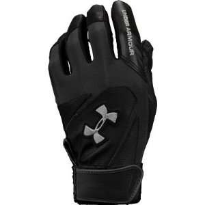 Under Armour Adult Clean Up III Blk/Blk Batting Gloves   Extra Large 
