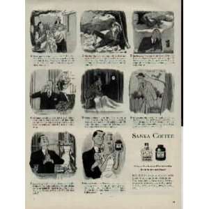  Rip Van Winkle by Wiggins.  1943 Sanka Coffee Ad 