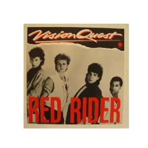 Red Rider Poster Vision Quest 