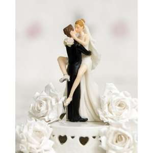 Funny Sexy Wedding Bride and Groom Cake Topper Figurine:  