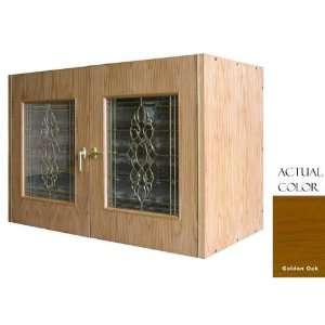   224 Bottle Wine Cellar   Glass Doors / Golden Oak Cabinet Appliances